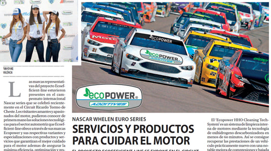 El proyecto Ecoefficient-Line se expone en el Circuit de Cheste en el Nascar.